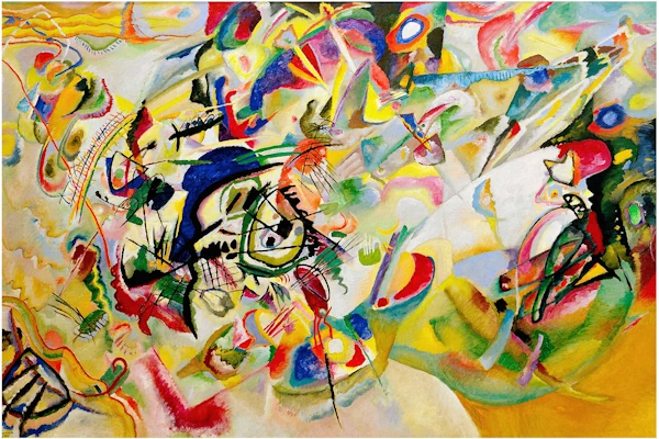 Komposition VII - Wassily Kandinsky - Abstrakt konst